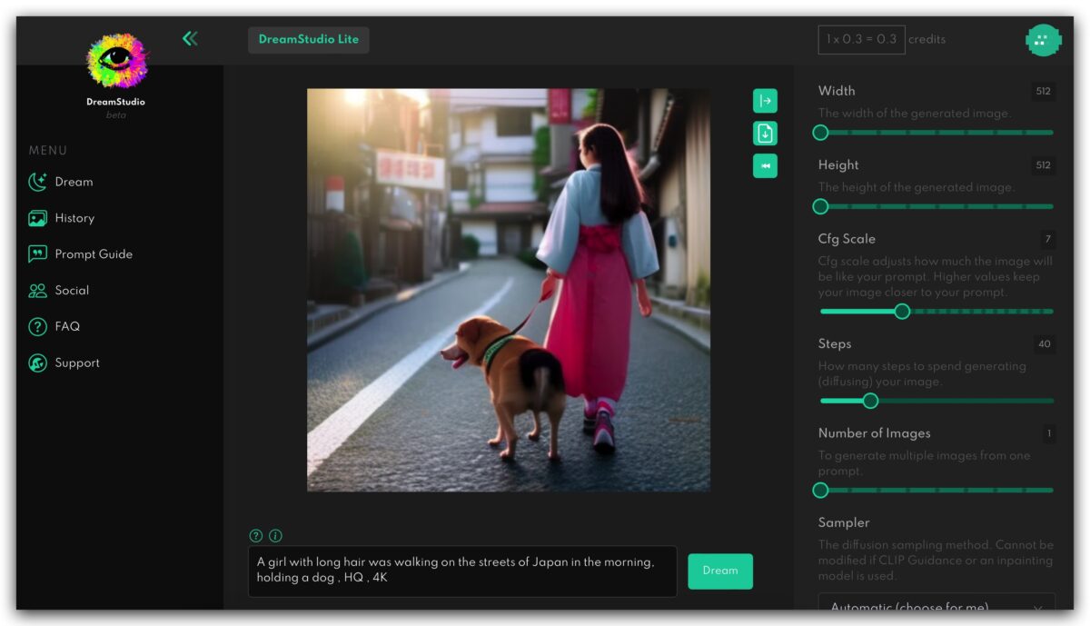 DreamStudio AI 繪圖 AI 繪圖 Stable Diffusion