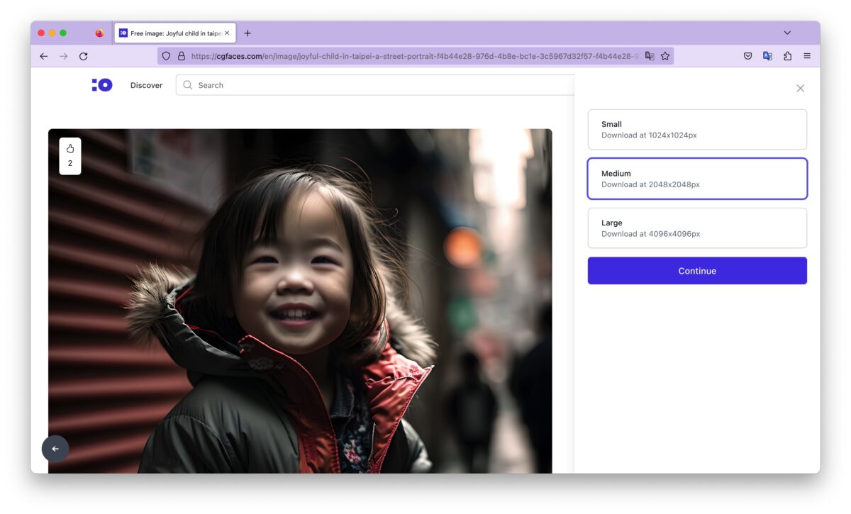 cgfaces AI 繪圖 人像圖 擬真人像圖