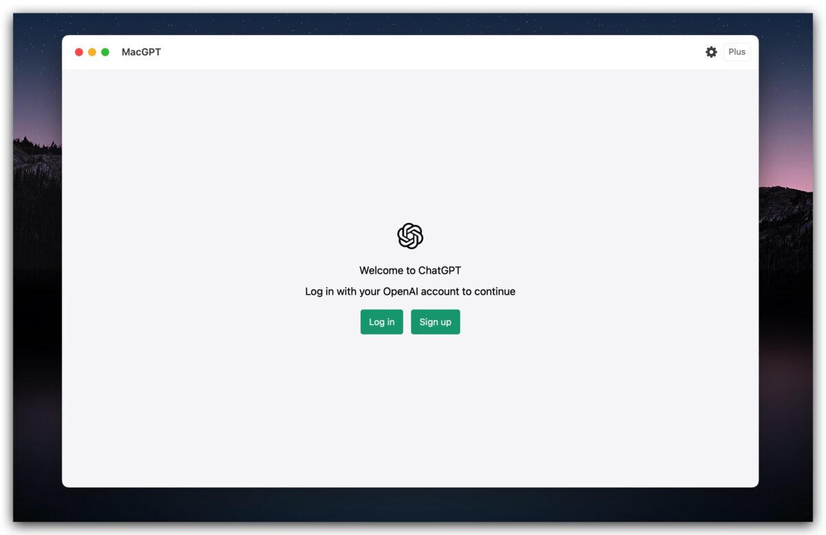 ChatGPT MacGPT Mac 瀏覽器 工具選單 OpenAI