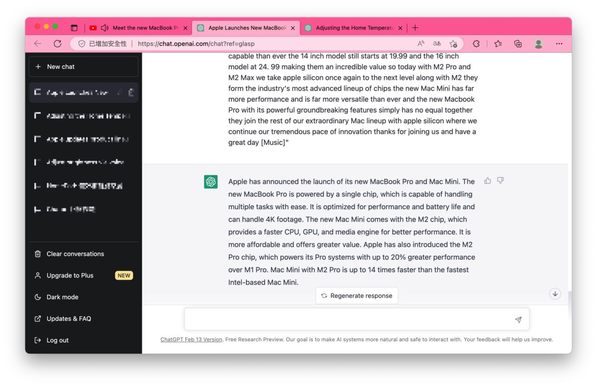 ChatGPT YouTube YouTube Summary with ChatGPT Chrome 擴充功能 Safari