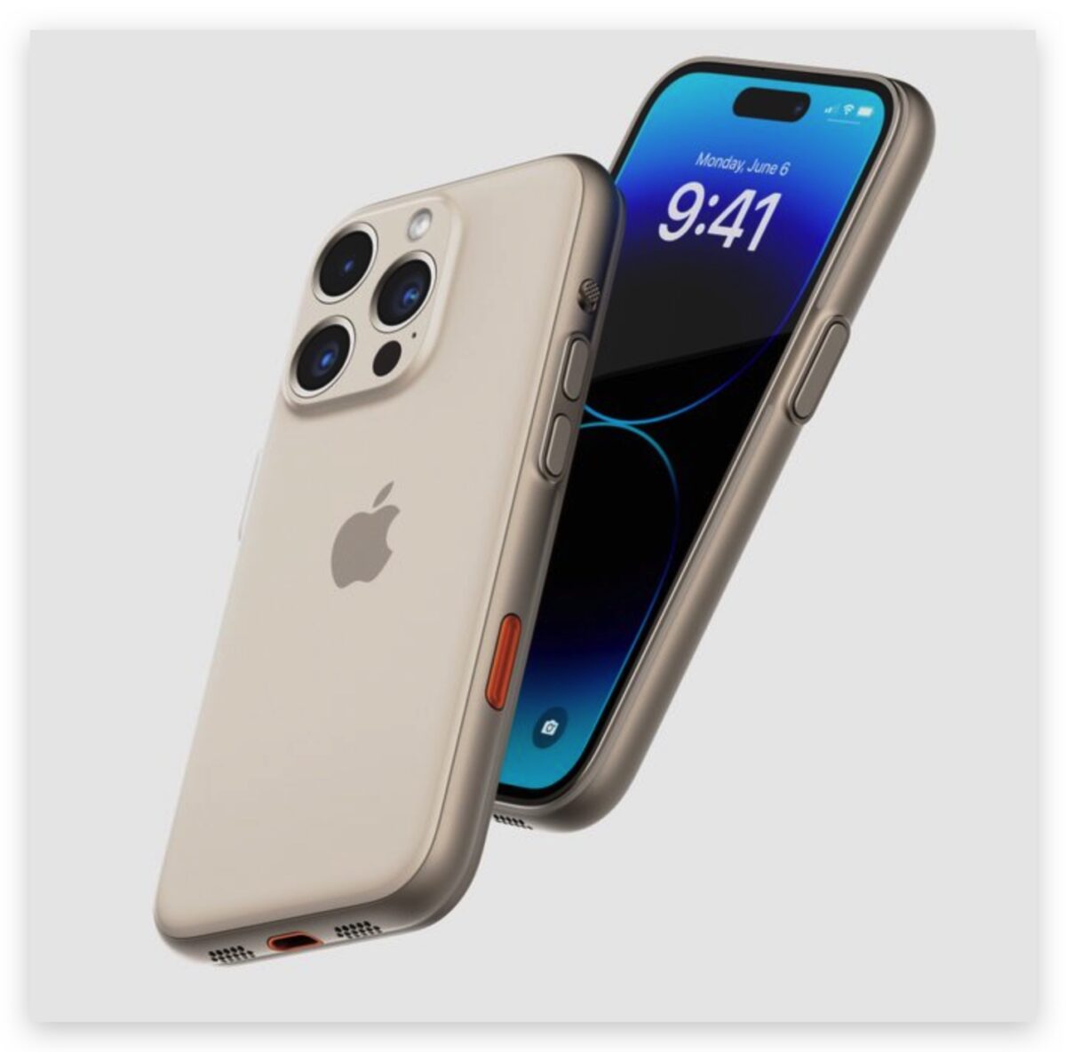 iPhone 15 Pro 鈦合金邊框