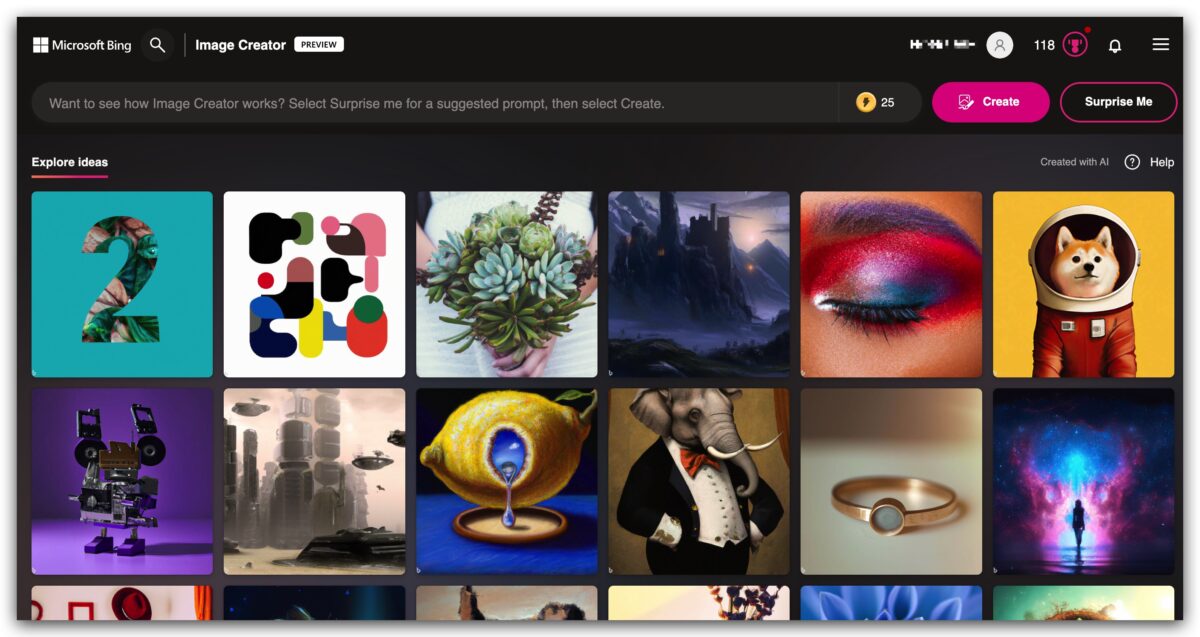 微軟 Bing DELL-E AI 繪圖 OpenAI 影像建立者 Bing Image Creator Midtourney