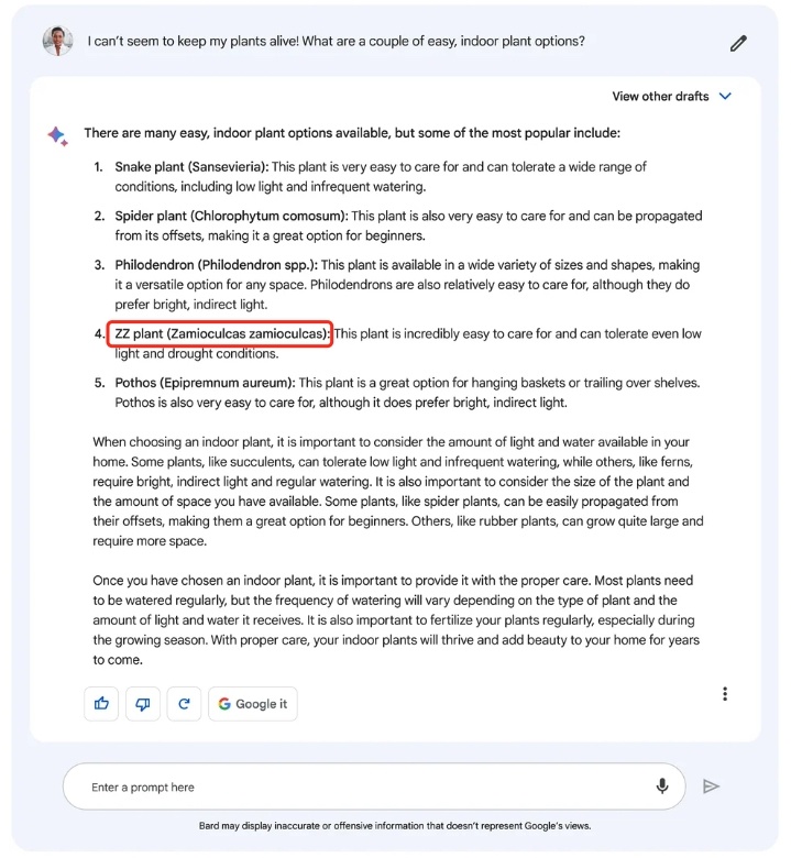 Google Bard ChatGPT Nvidia Adobe Bing