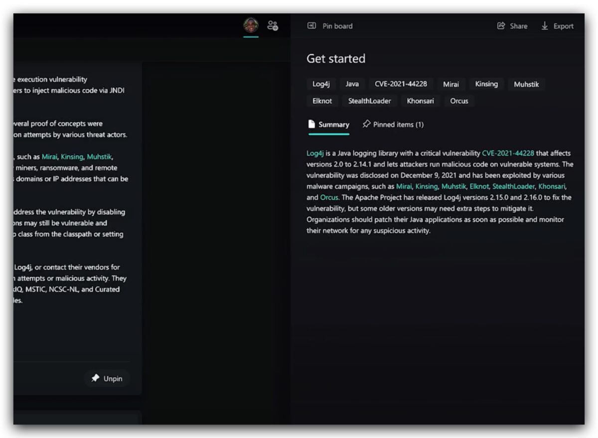 Security Copilot OpenAI GPT-4 ChatGPT Bing 微軟