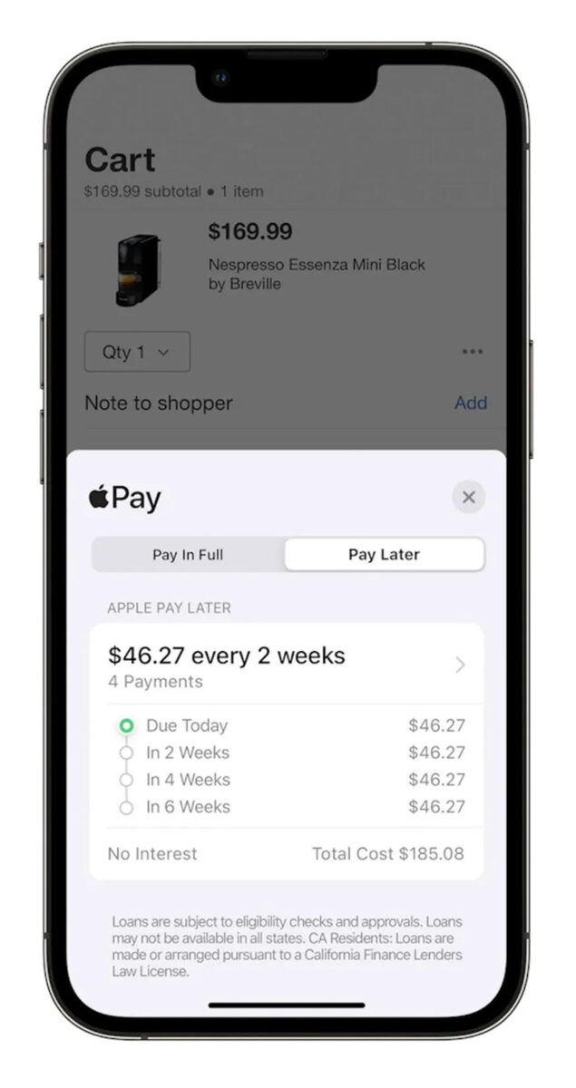 Apple Pay Later 是什麼 介紹 分期付款 Apple Pay