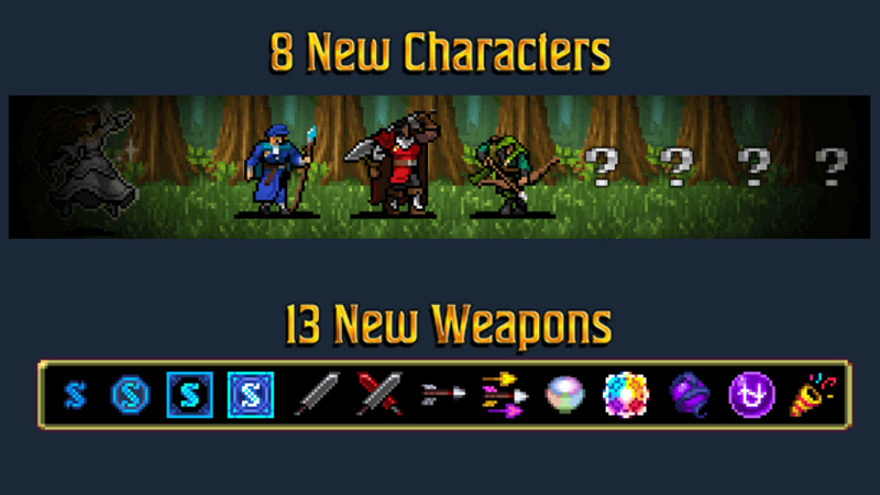 吸血鬼倖存者 DLC Tides of the Foscari 彈幕射擊遊戲