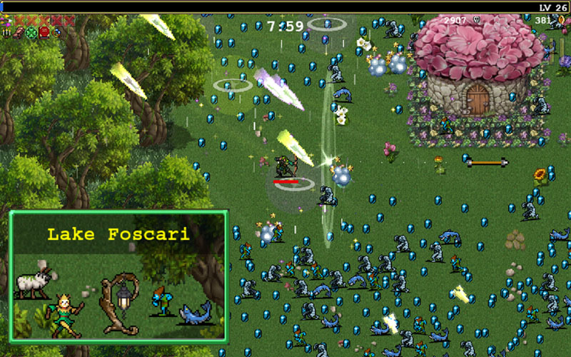 吸血鬼倖存者 DLC Tides of the Foscari 彈幕射擊遊戲