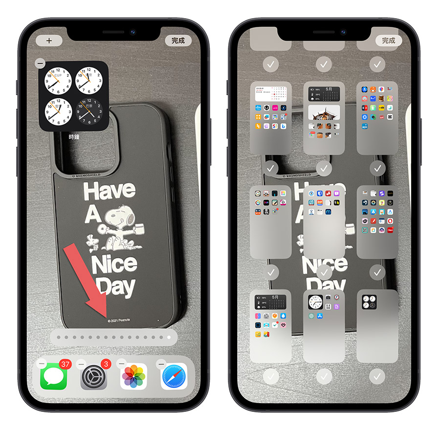iPhone 隱藏 App 主畫面桌布