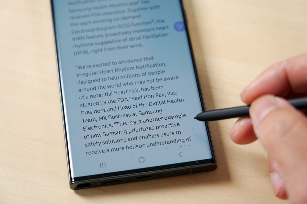 三星 Samsung S Pen  手寫辨識 懸浮操作 智慧選取 隨手便利貼