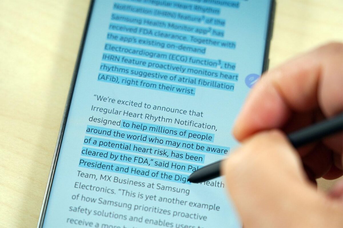 三星 Samsung S Pen  手寫辨識 懸浮操作 智慧選取 隨手便利貼