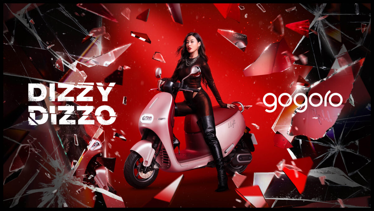 天生．美敢，氣場全開！全新 Gogoro Delight 命定紅耀眼登場，Dizzy Dizzo 蔡詩芸演繹熱辣魅力！
