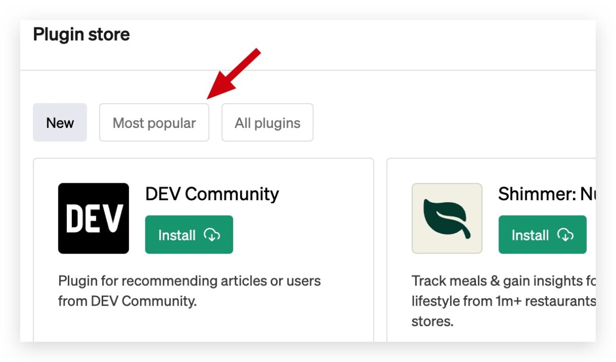 ChatGPT 外掛 Plugins