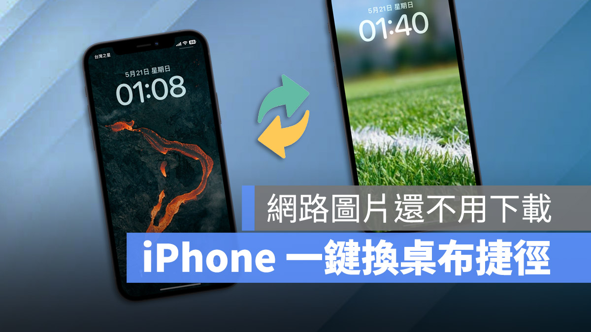 iPhone 一鍵換桌布 捷徑腳本 iOS 16