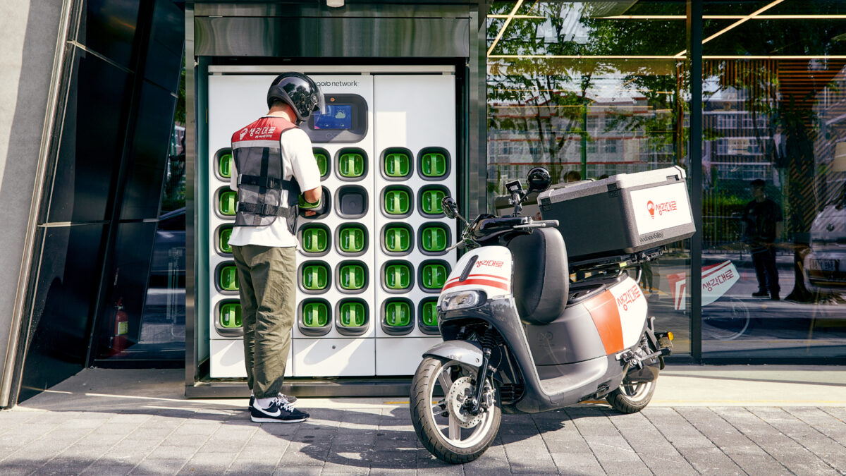 Gogoro 韓國 Gogoro Network Bikebank Dotstation