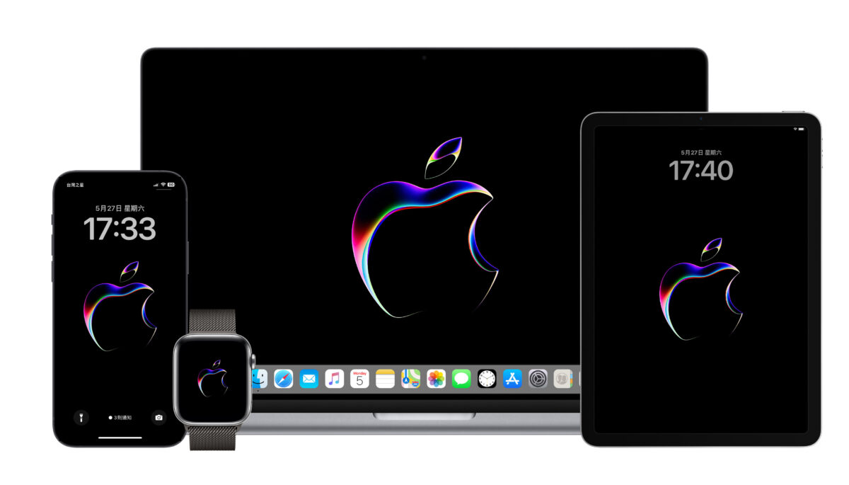 WWDC 桌布 iPhone Mac iPad Apple Watch 桌布分享