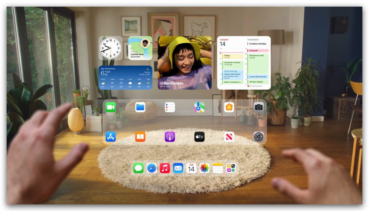 AR VR 頭戴式顯示器 Reality Pro 混合實境 xrOS WWDC 2023