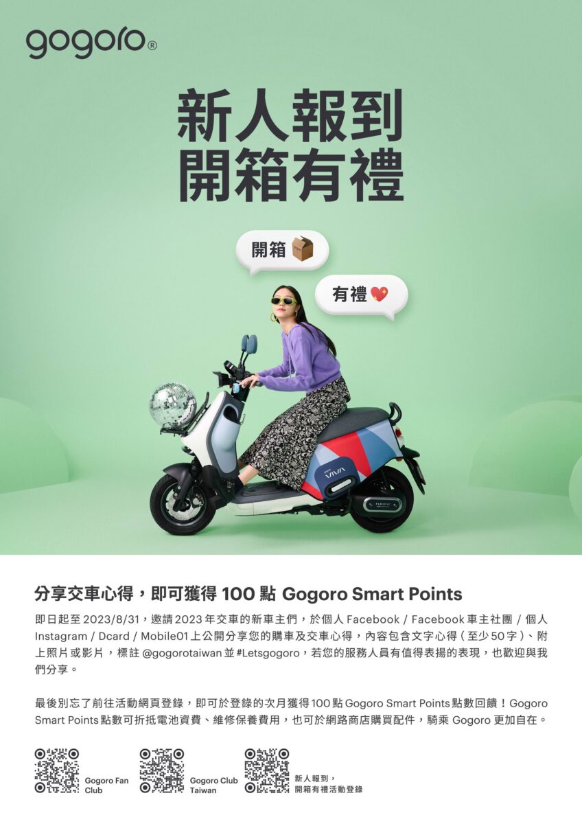 Gogoro 購車優惠 優惠方案 優惠活動 Gogoro Network