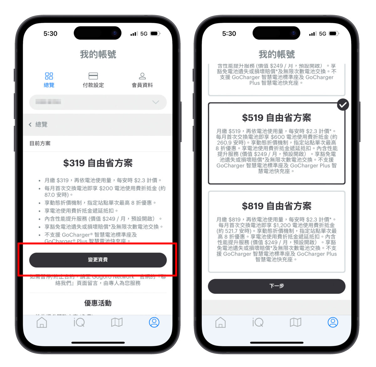 Gogoro Gogoro Network 資費 自由省方案 預選里程方案 資費哪個划算 資費怎麼選 資費選擇建議 電池資費方案