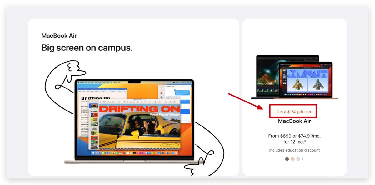 返校優惠 Apple BTS BTS Back to School 禮品卡 iPad Pro iPad Air MacBook Pro MacBook Air Mac mini