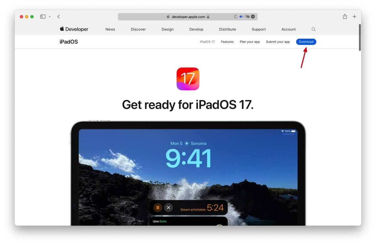WWDC WWDC 2023 iPad iPadOS iPadOS 17 iPadOS 17 Beta iPadOS 17 Beta 下載