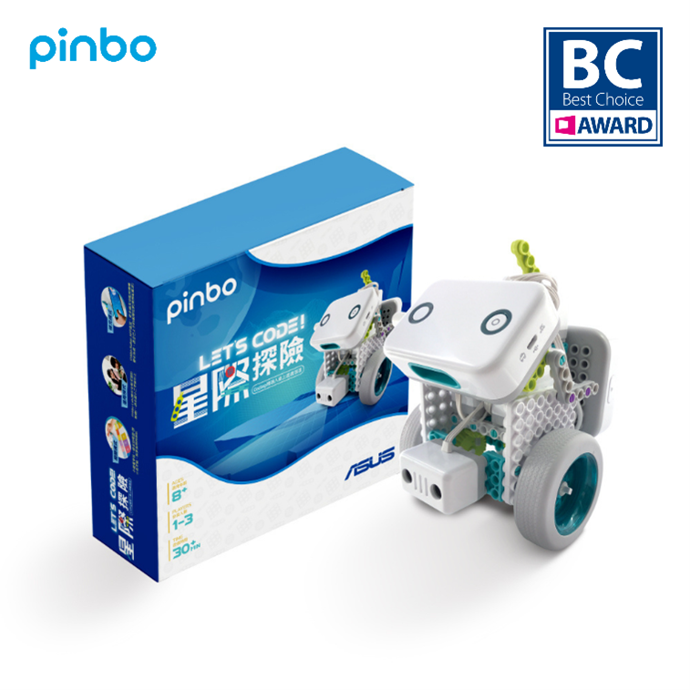 華碩首款STEAM教育程式機器人ASUS PINBO「Let's Code星際探險」