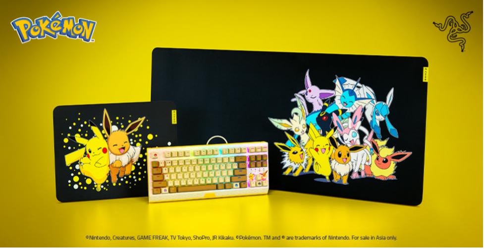 Razer 寶可夢系列 以全新設計在亞太地區正式發售