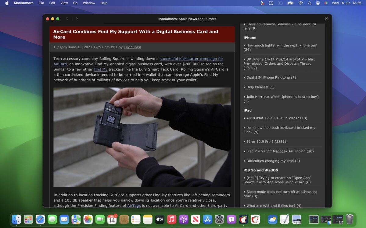 Mac macOS macOS Sonoma 網頁 App WWDC WWDC 2023