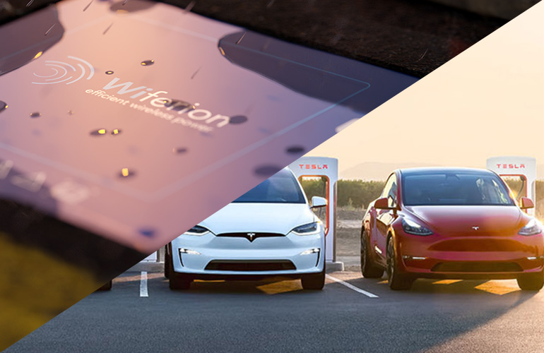 特斯拉 Tesla 無線充電 Wiferion 充電