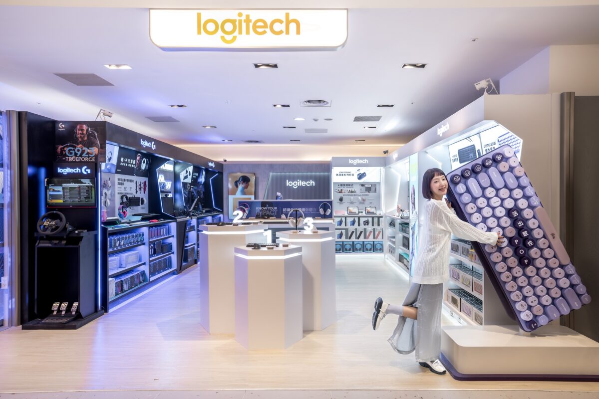 Logitech進軍全台百貨霸主!Logi Store 台中新光三越品牌店6月29日盛大開幕