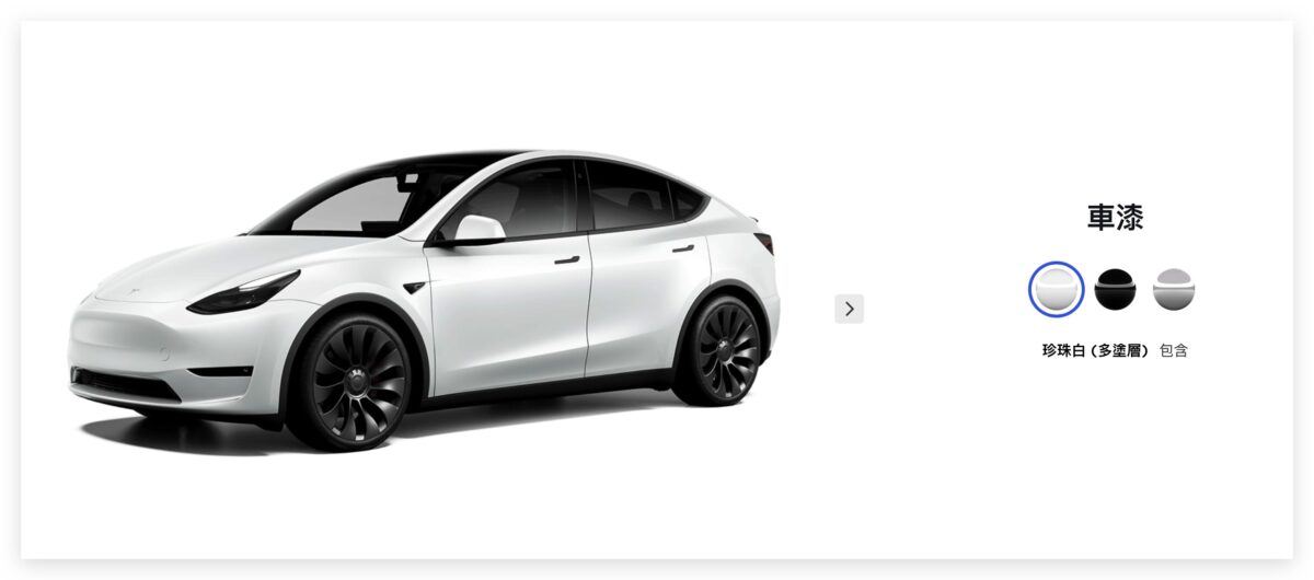 特斯拉 Tesla Model 3 Model Y 午夜銀色