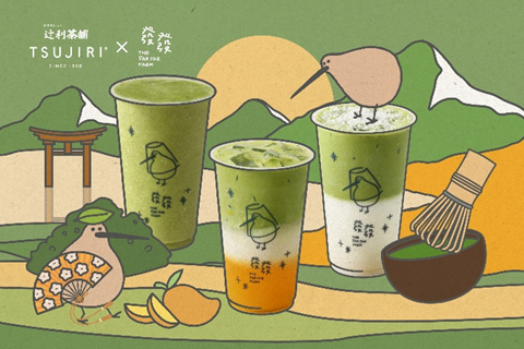 台日二度聯手 盛夏抹力全開！療癒系優格飲發發x辻利茶舗推「辻利抹茶好芒優格」 濃郁升級版「抹茶椰椰歐蕾」、奇異鳥週邊現貨到齊！發發淡水、公館店全新開幕