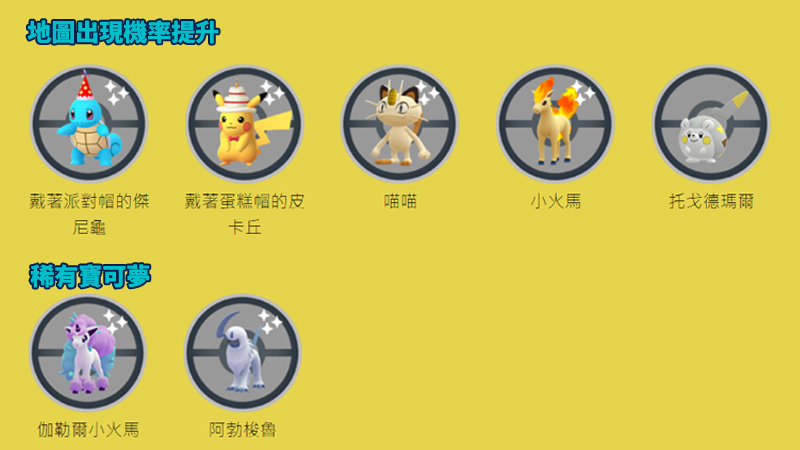 Pokémon GO 寶可夢 7週年活動