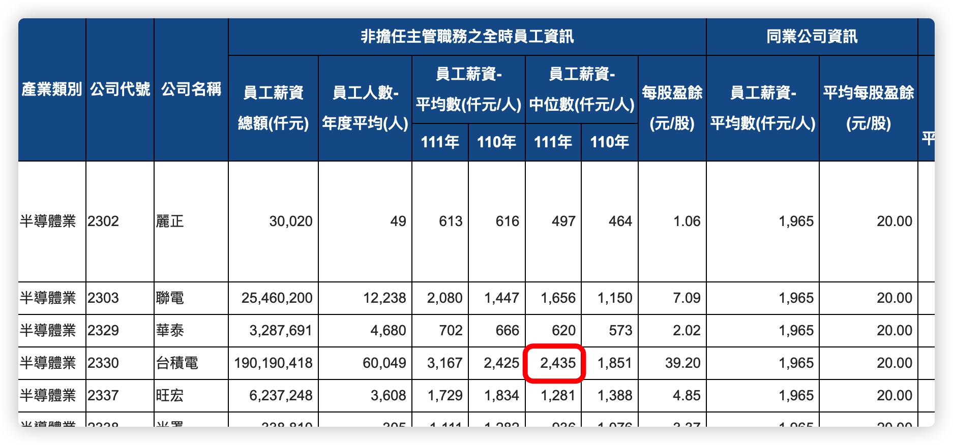 公開資訊觀測站 查詢薪資