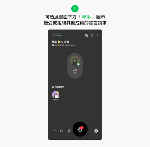 LINE LINE 社群 Live talk