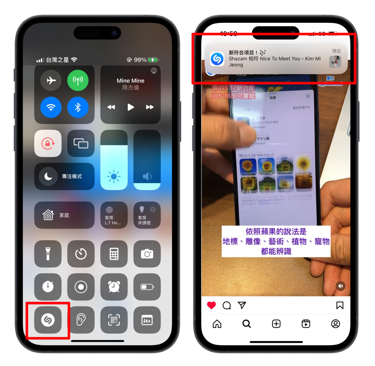Shazam 音樂辨識 IG instagram YT YouTube Tik Tok 抖音