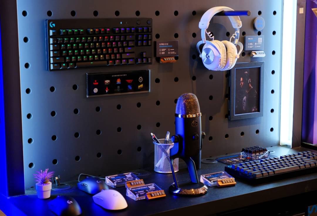 Logi Store 高雄漢神 Logitech G 電競創作系列提供多元商品，打造時尚美型創作空間