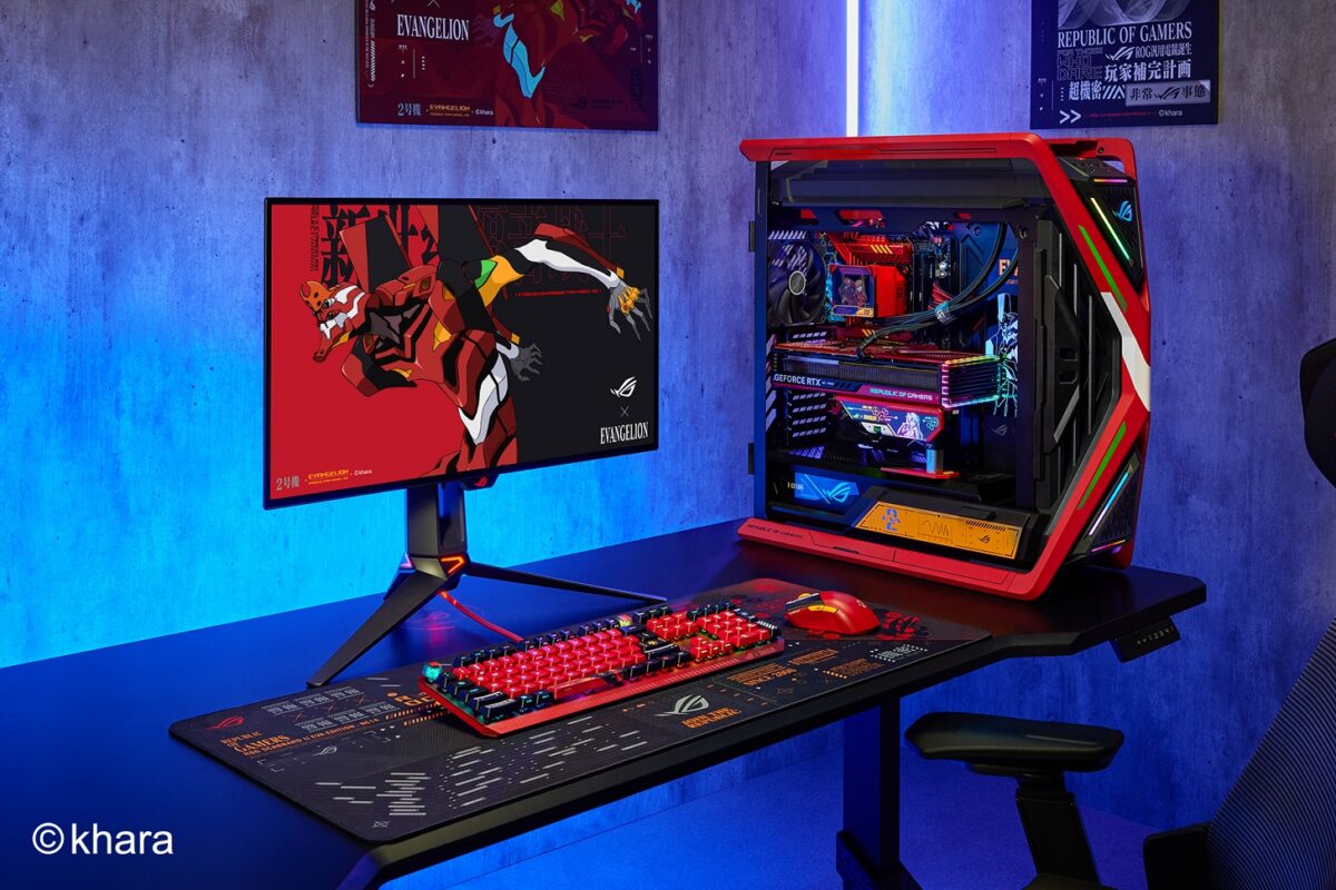 ASUS ROG玩家共和國今推出第二彈ROG X EVANGELION聯名商品。