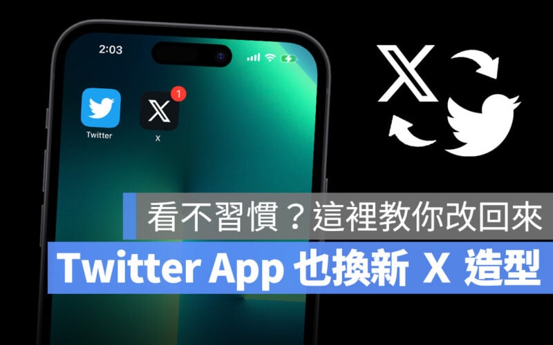 推特 Twitter 馬斯克 X