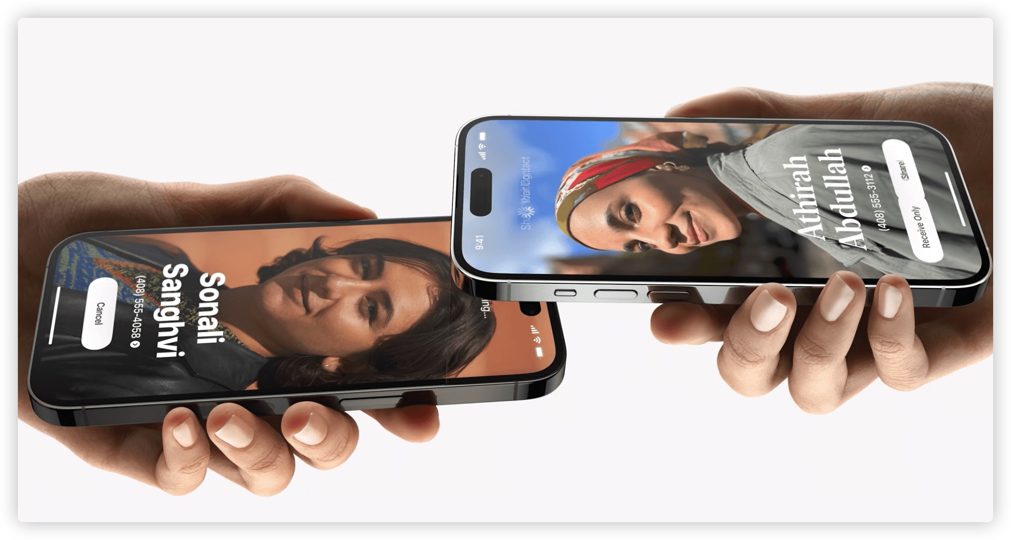 AirDrop iPhone iOS 17 聯絡人海報