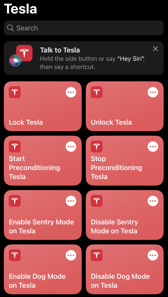 特斯拉 Tesla 捷徑