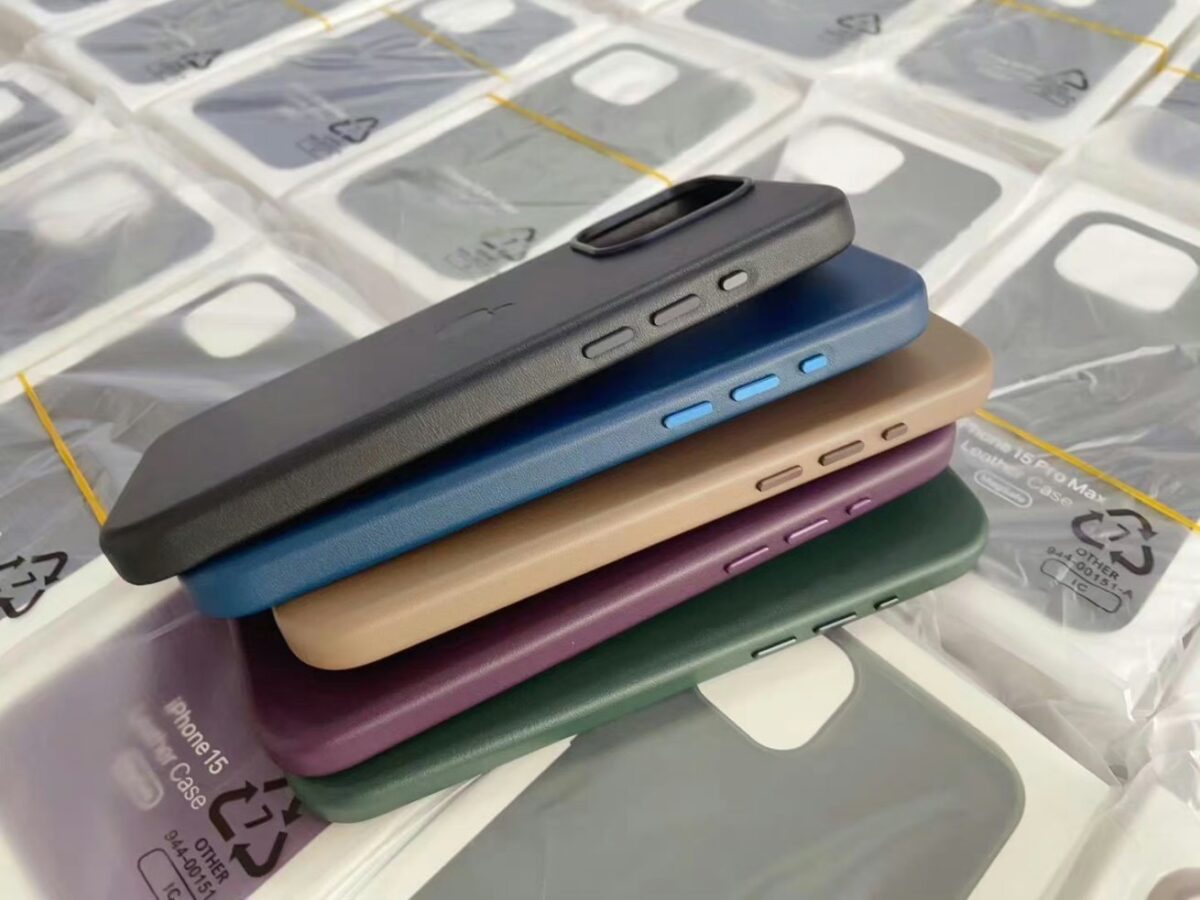 iPhone iOS iPhone 15 iPhone 15 Pro 顏色 配色 模型機 保護殼 編織保護殼 皮革保護殼