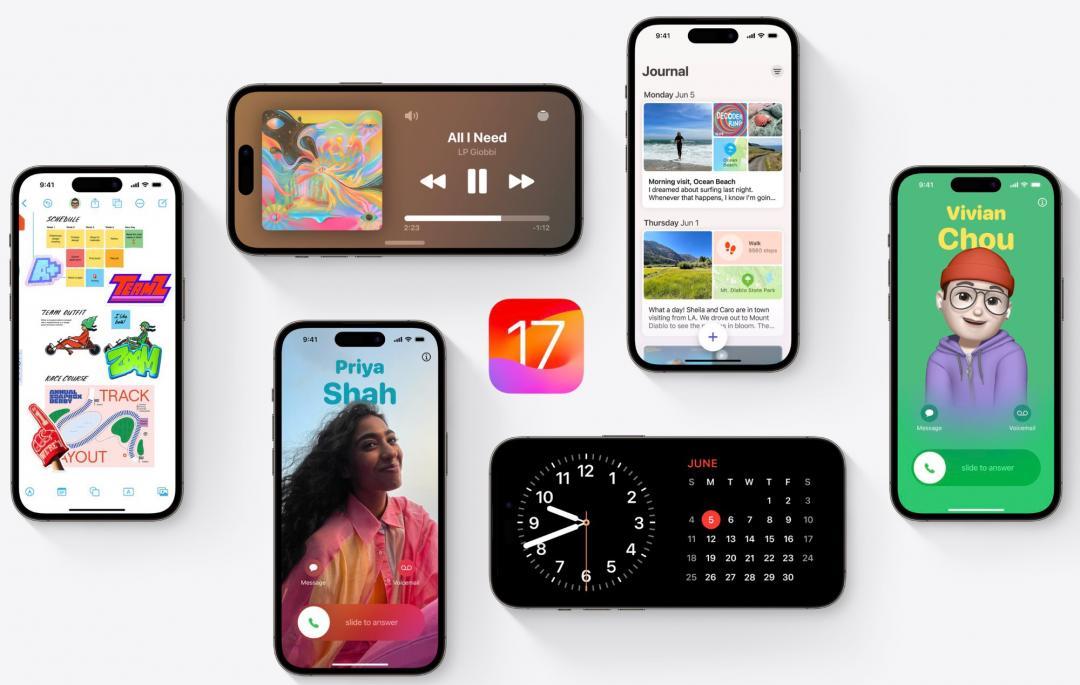 iOS 17 示意圖
