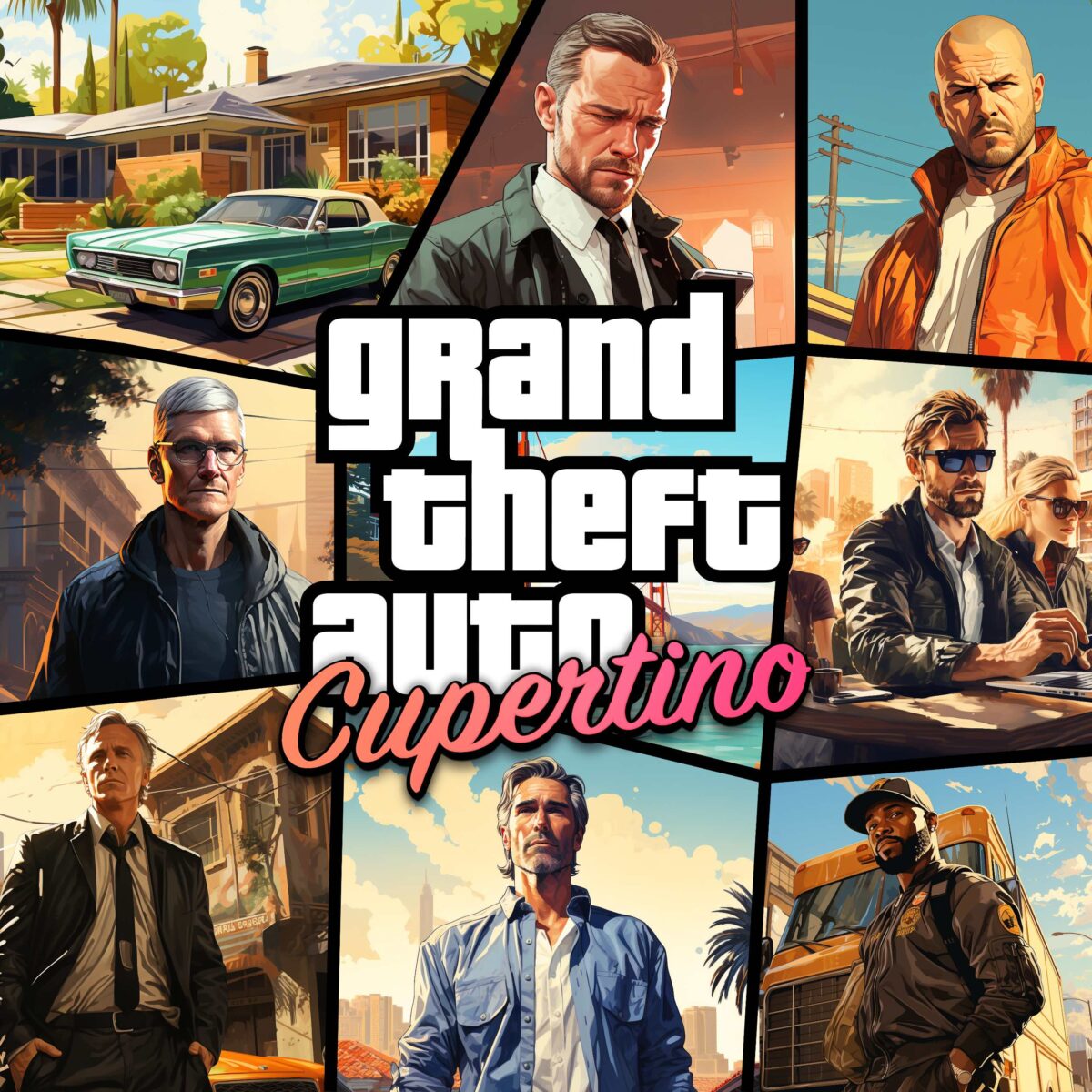 桌布 iPhone iPad Mac GTA 俠盜獵車手 GTA 俠盜獵車手