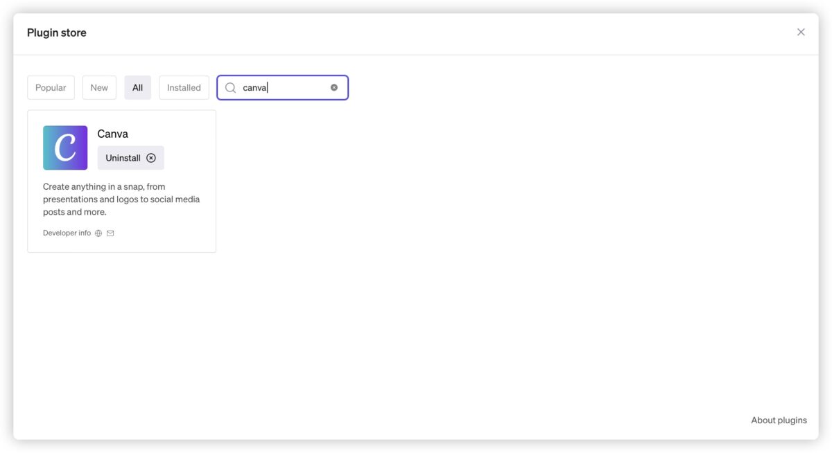ChatGPT Plus Canvas 外掛 Plug-in