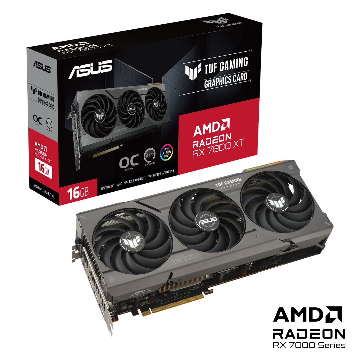 華碩顯卡TUF-RX7800XT-O16G-GAMING