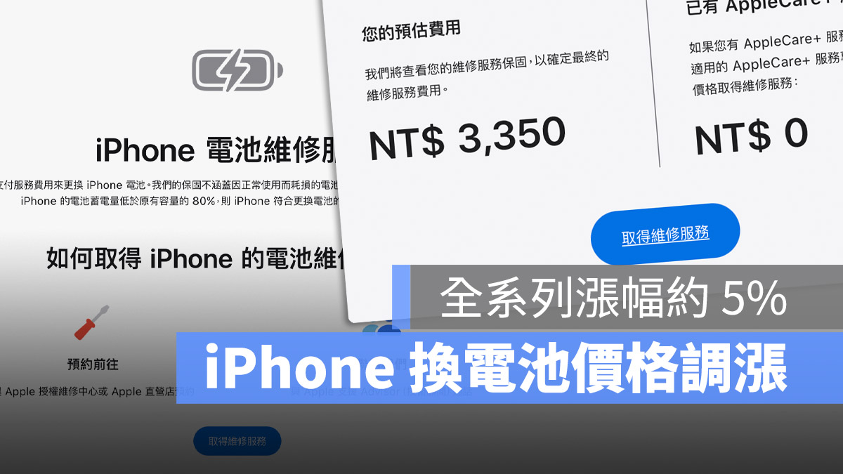 iPhone 換電池價格 調整 iPhone 15
