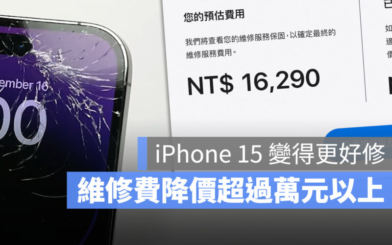 買 iPhone 15 優點再 +1,全系列維修費降價至少萬元?分析原因給你聽