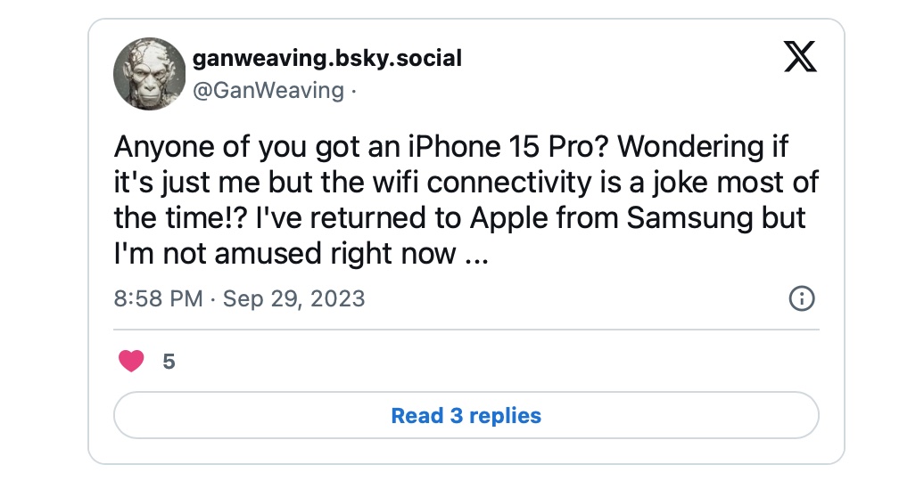 iOS 17 iPhone 15 Wi-Fi 速度變慢