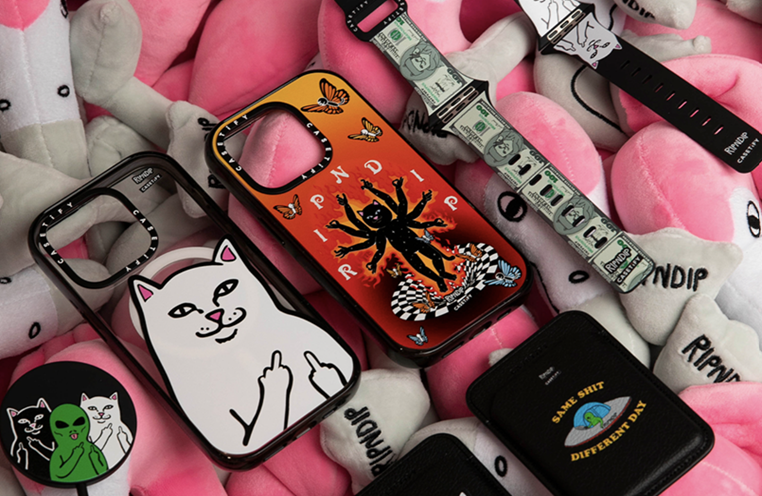 CASETiFY 攜手加州街頭服飾品牌 RIPNDIP 推出一系列俏皮又獨特的電子與生活配件
