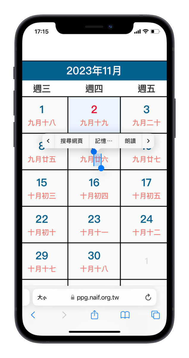 iPhone 朗讀